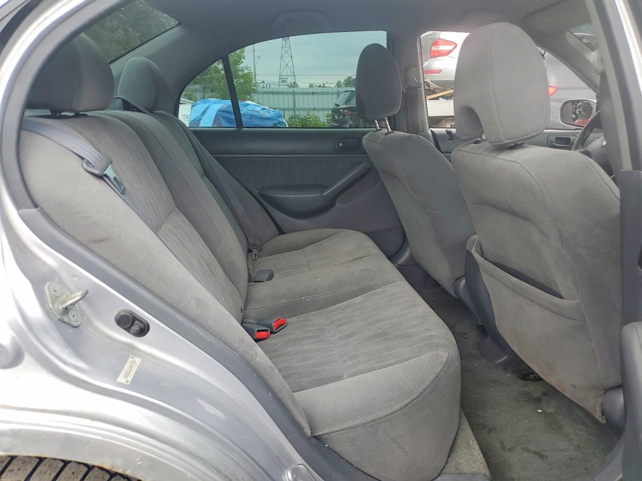 2004 Honda Civic Lx Silver vin: 2HGES16664H913334