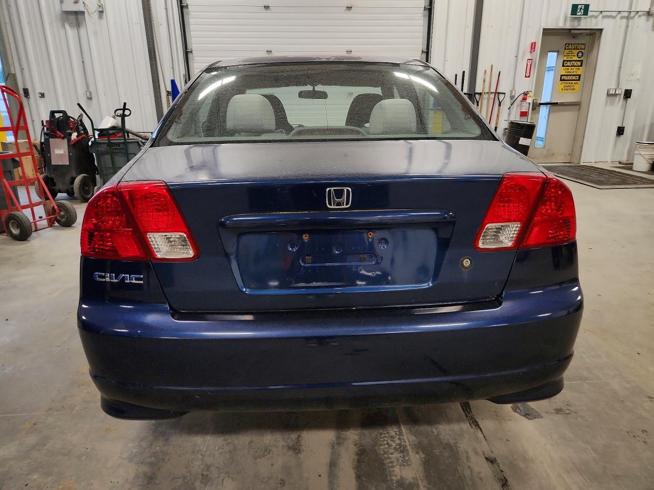 2004 Honda Civic Lx Blue vin: 2HGES16664H931445
