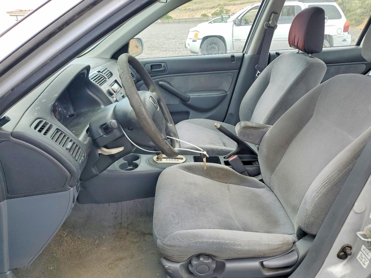 2001 Honda Civic Lx Silver vin: 2HGES16671H920661