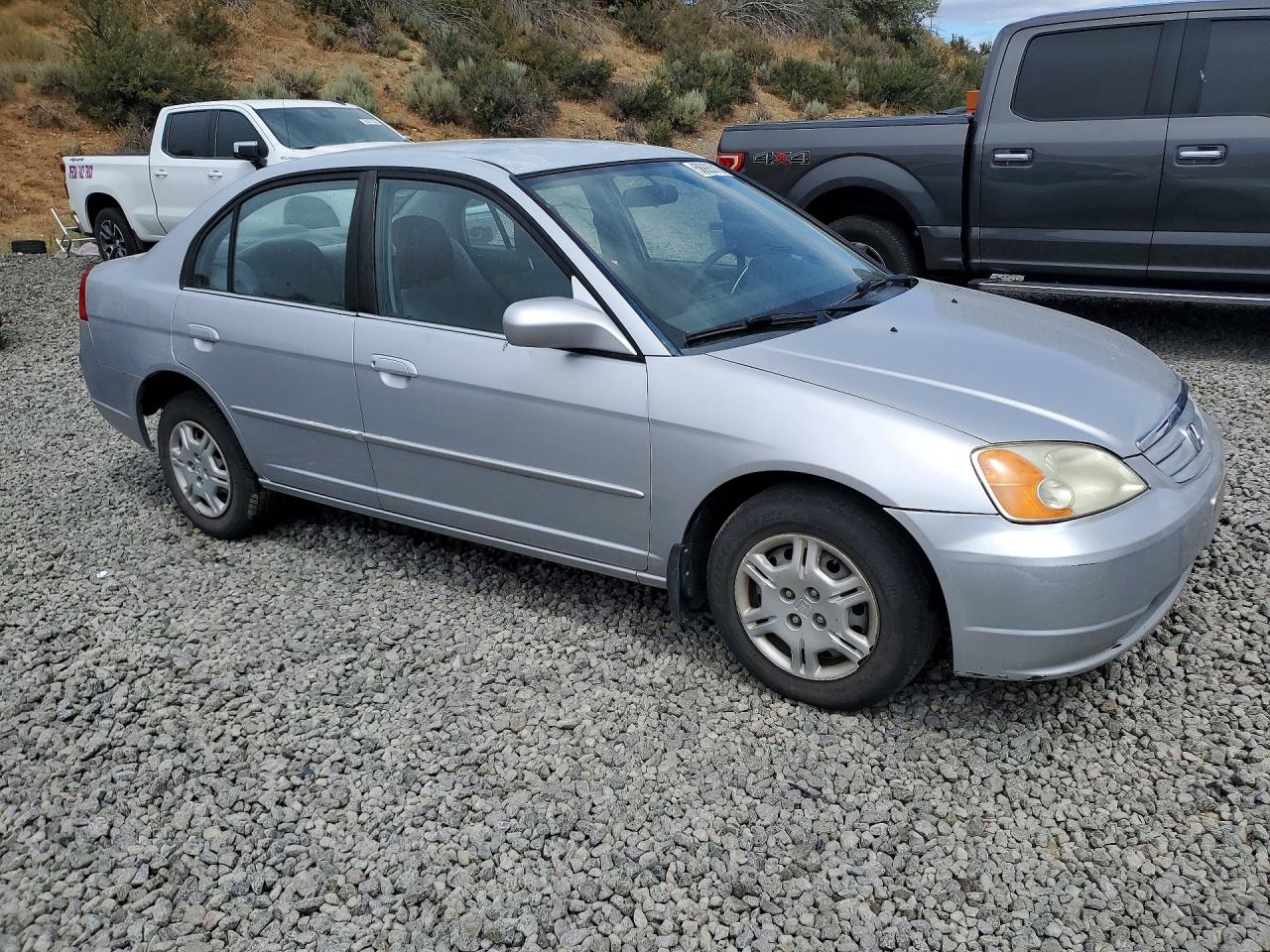 2001 Honda Civic Lx Silver vin: 2HGES16671H920661