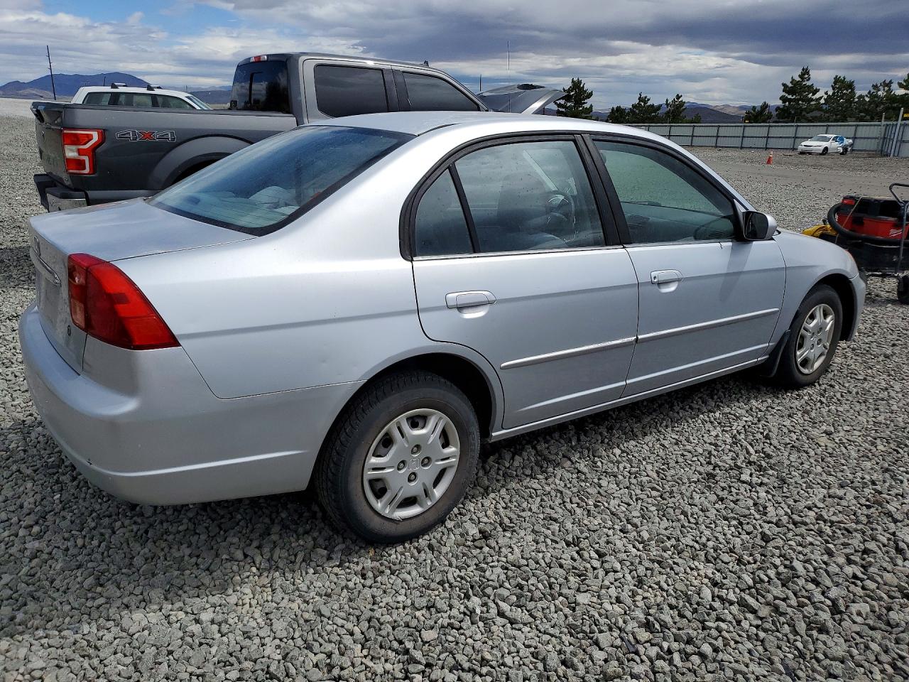 2001 Honda Civic Lx Silver vin: 2HGES16671H920661