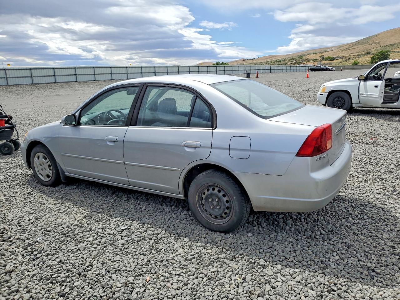 2001 Honda Civic Lx Silver vin: 2HGES16671H920661