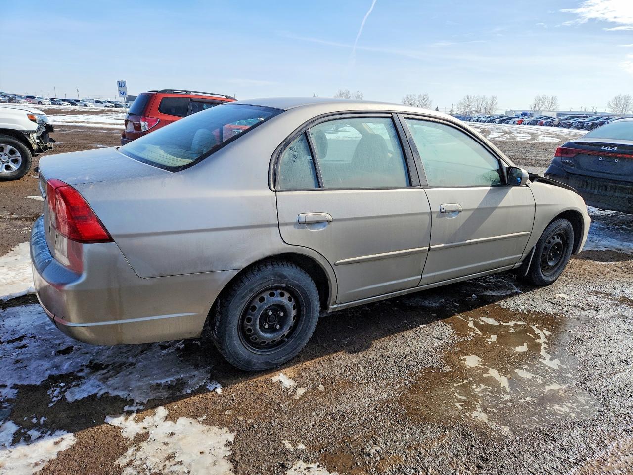 2003 Honda Civic Lx Серебряный vin: 2HGES16673H901448