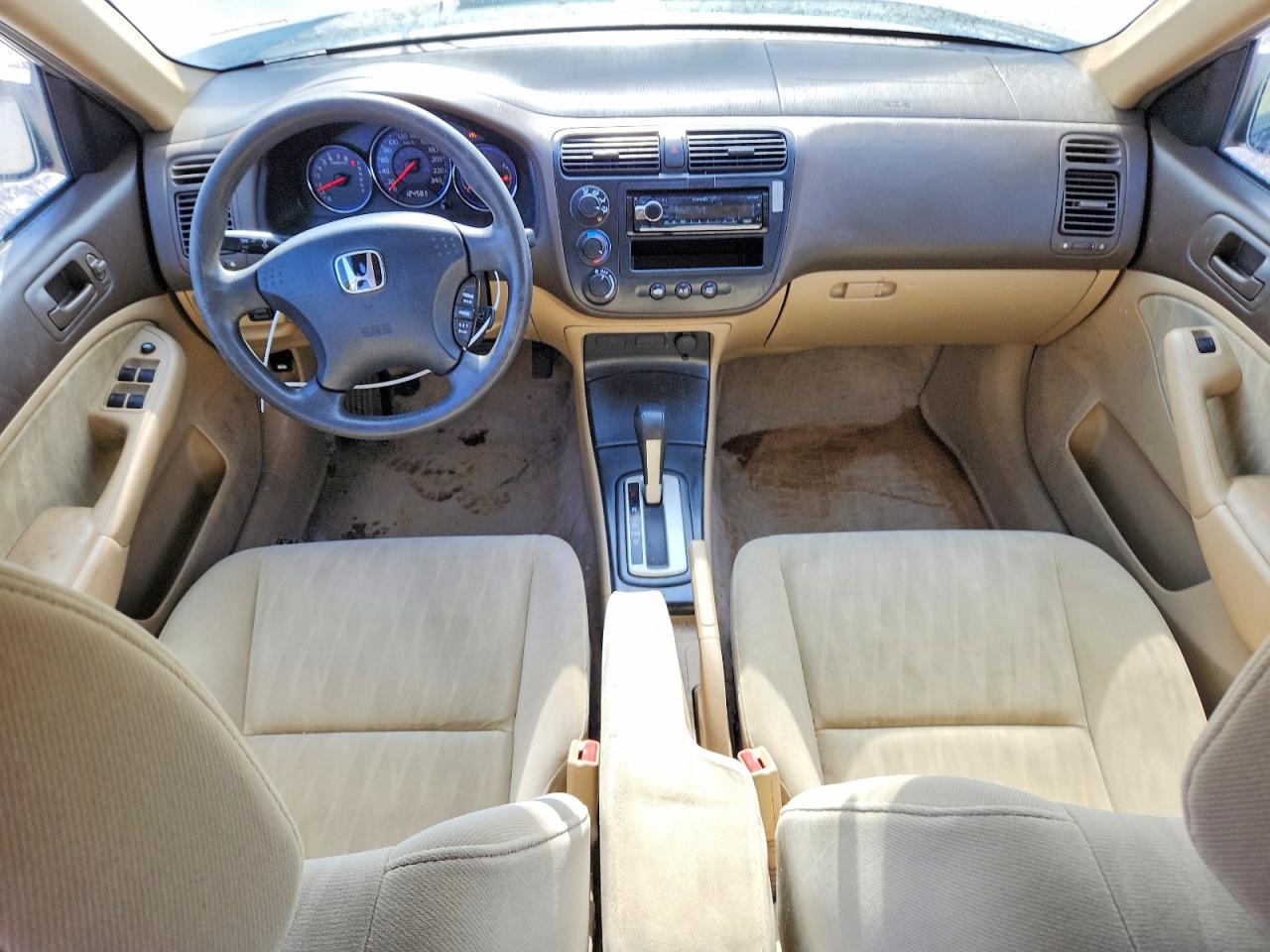 2003 Honda Civic Lx Серебряный vin: 2HGES16673H901448