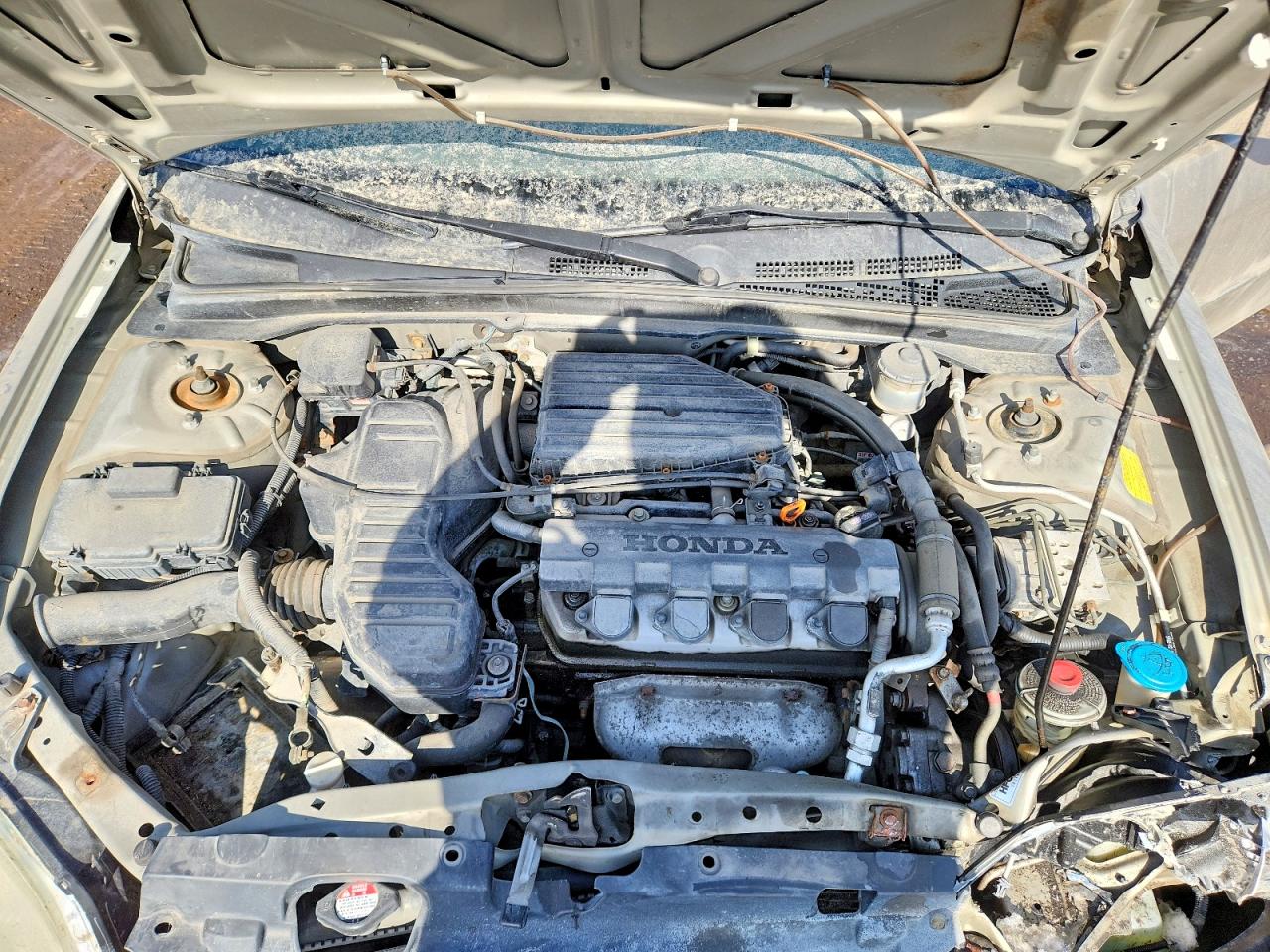 2003 Honda Civic Lx Серебряный vin: 2HGES16673H901448