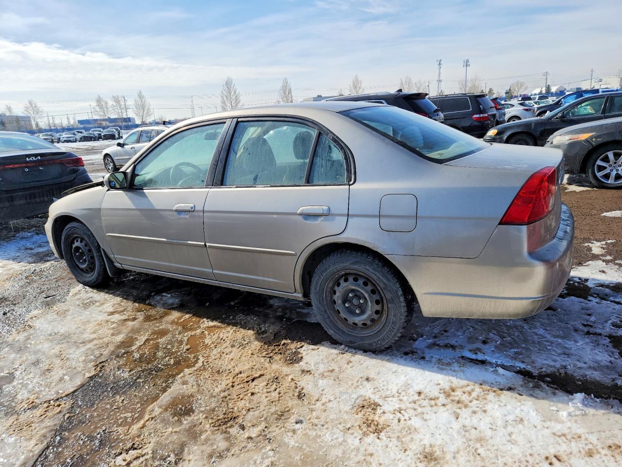 2003 Honda Civic Lx Серебряный vin: 2HGES16673H901448