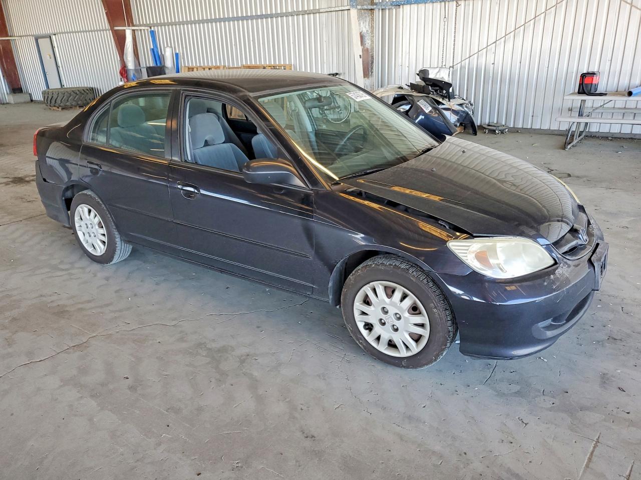 2004 Honda Civic Lx Black vin: 2HGES16674H540742