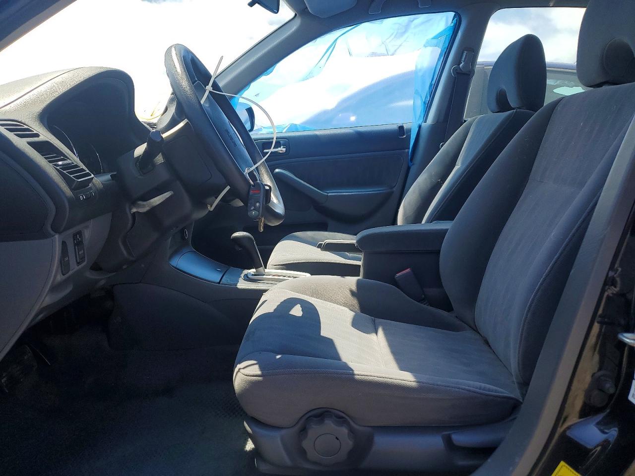 2004 Honda Civic Lx Black vin: 2HGES16674H540742