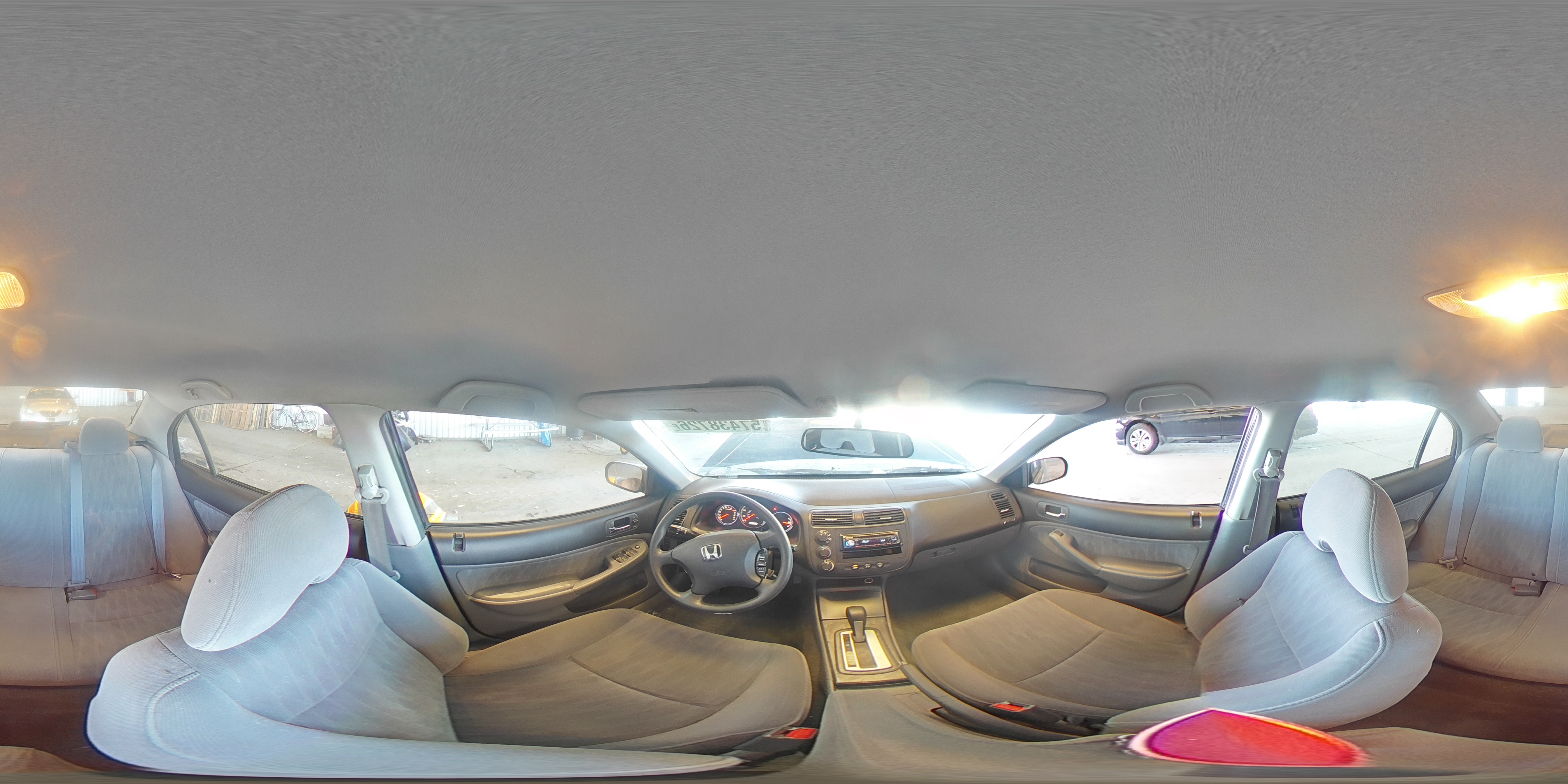 2004 Honda Civic Lx Black vin: 2HGES16674H540742