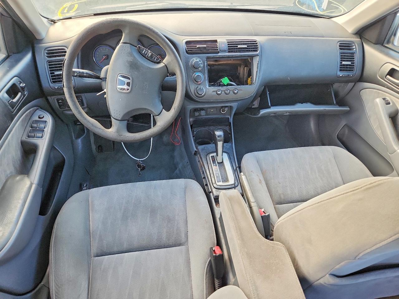 2005 Honda Civic Lx Gray vin: 2HGES16675H010126