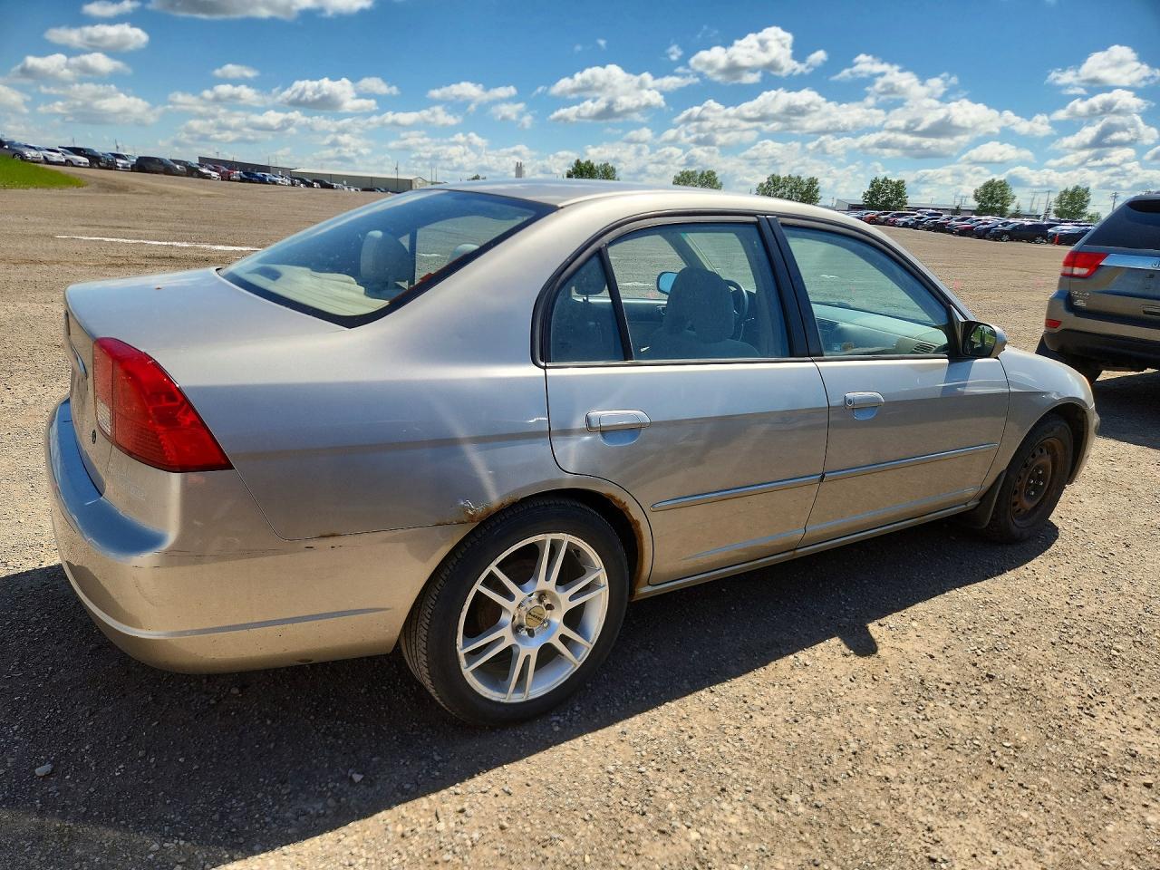 2003 Honda Civic Lx Silver vin: 2HGES16683H901989