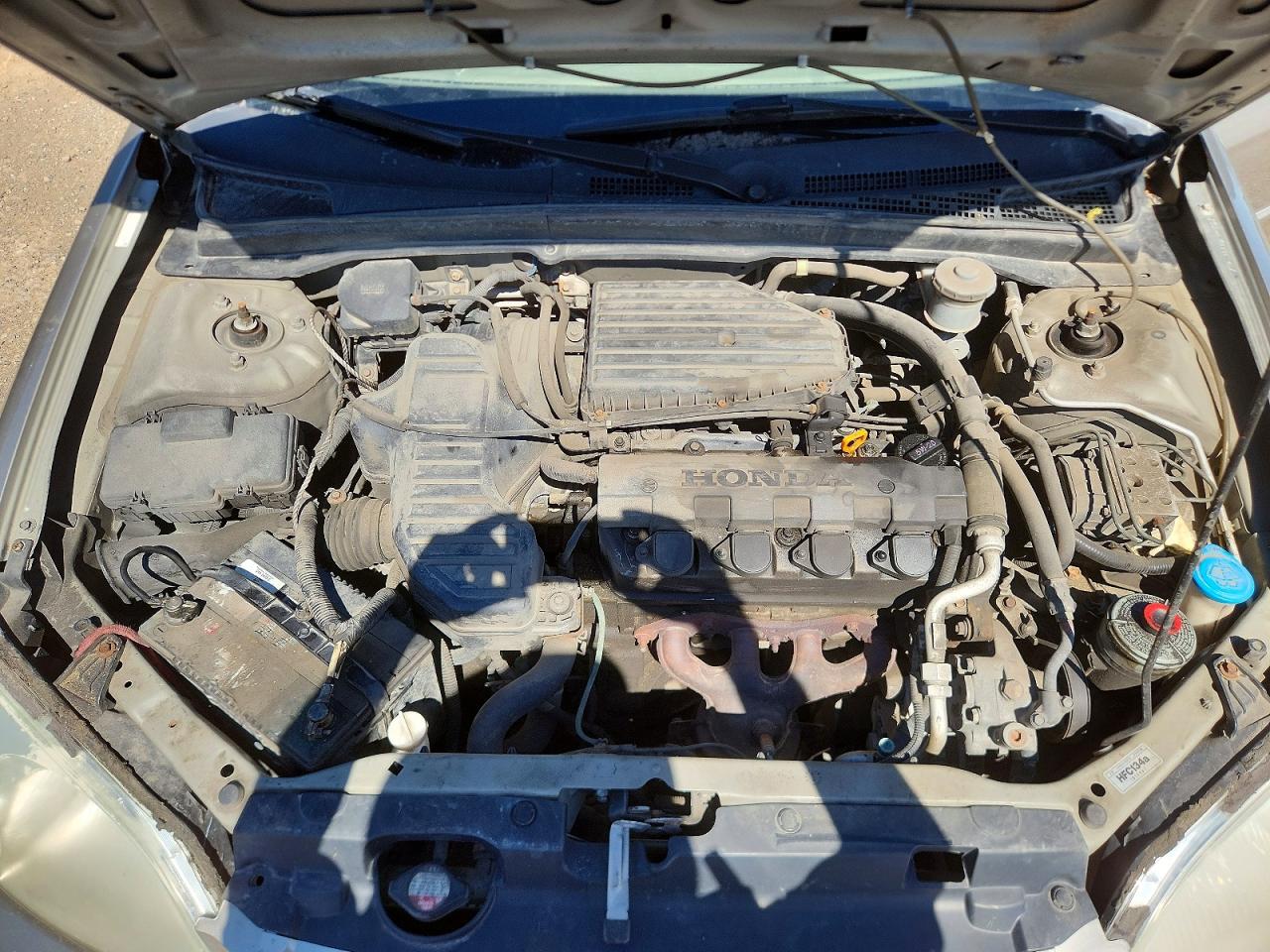 2003 Honda Civic Lx Silver vin: 2HGES16683H901989