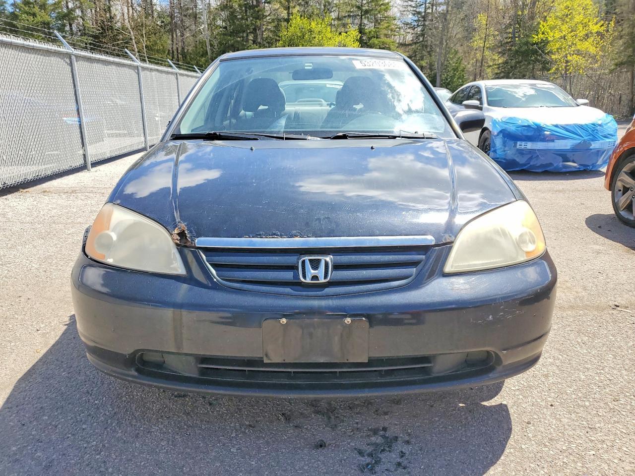 2003 Honda Civic Lx Black vin: 2HGES16683H904116