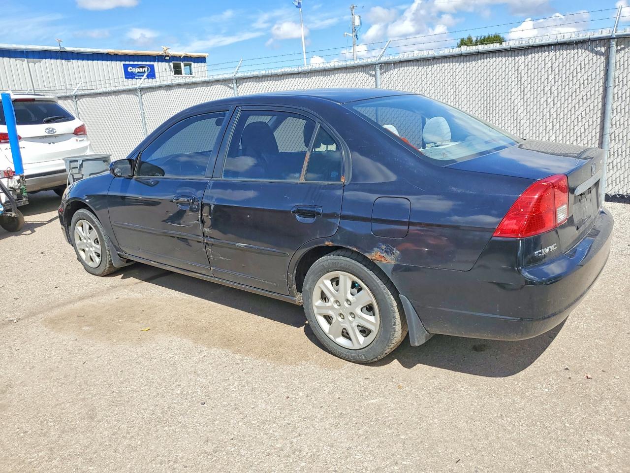 2003 Honda Civic Lx Black vin: 2HGES16683H904116