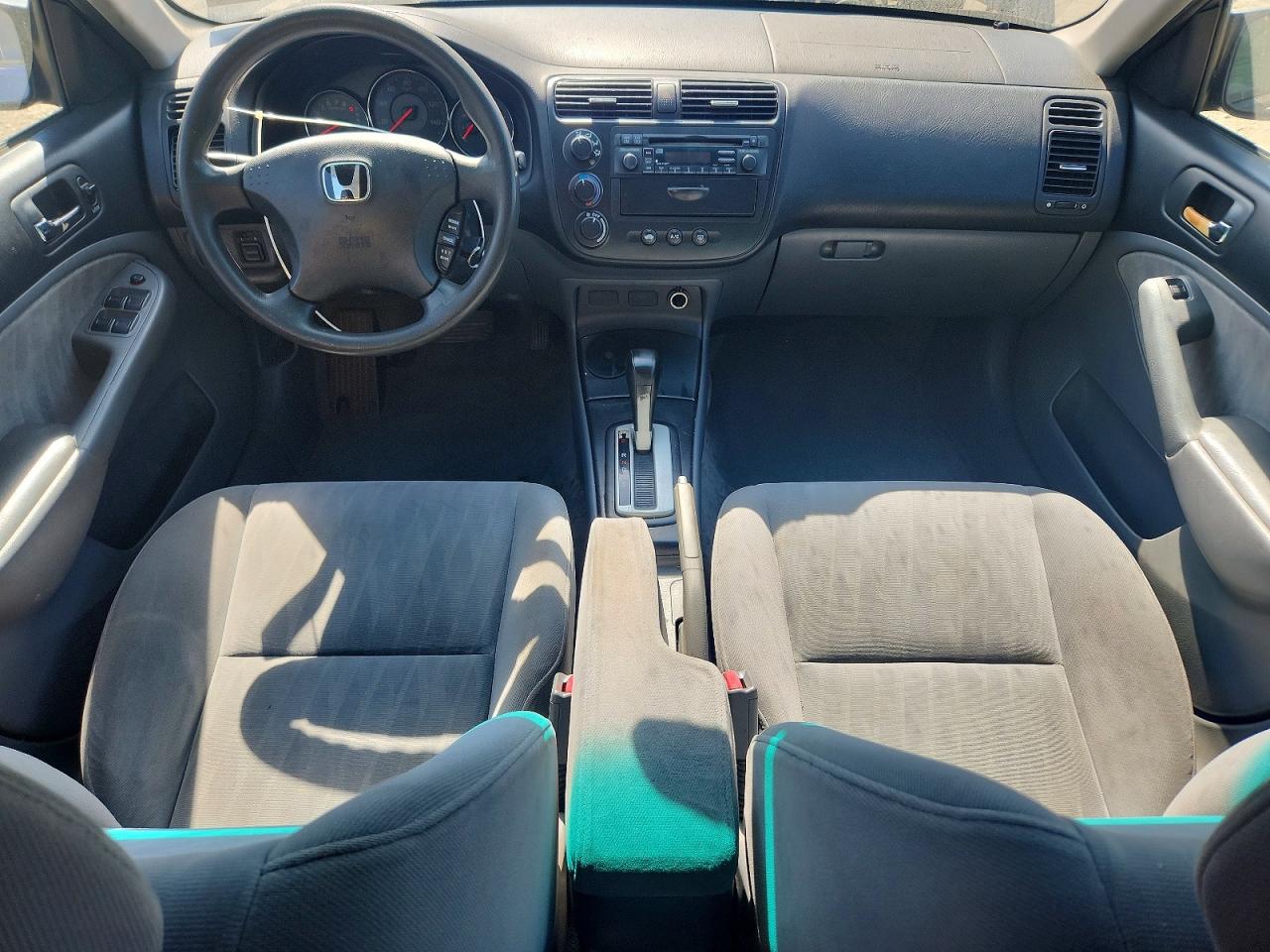 2004 Honda Civic Lx Blue vin: 2HGES16684H559249