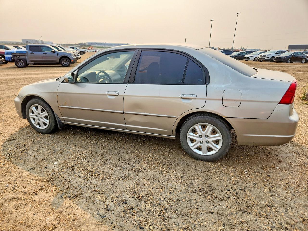 2003 Honda Civic Lx Золотой vin: 2HGES16693H901466