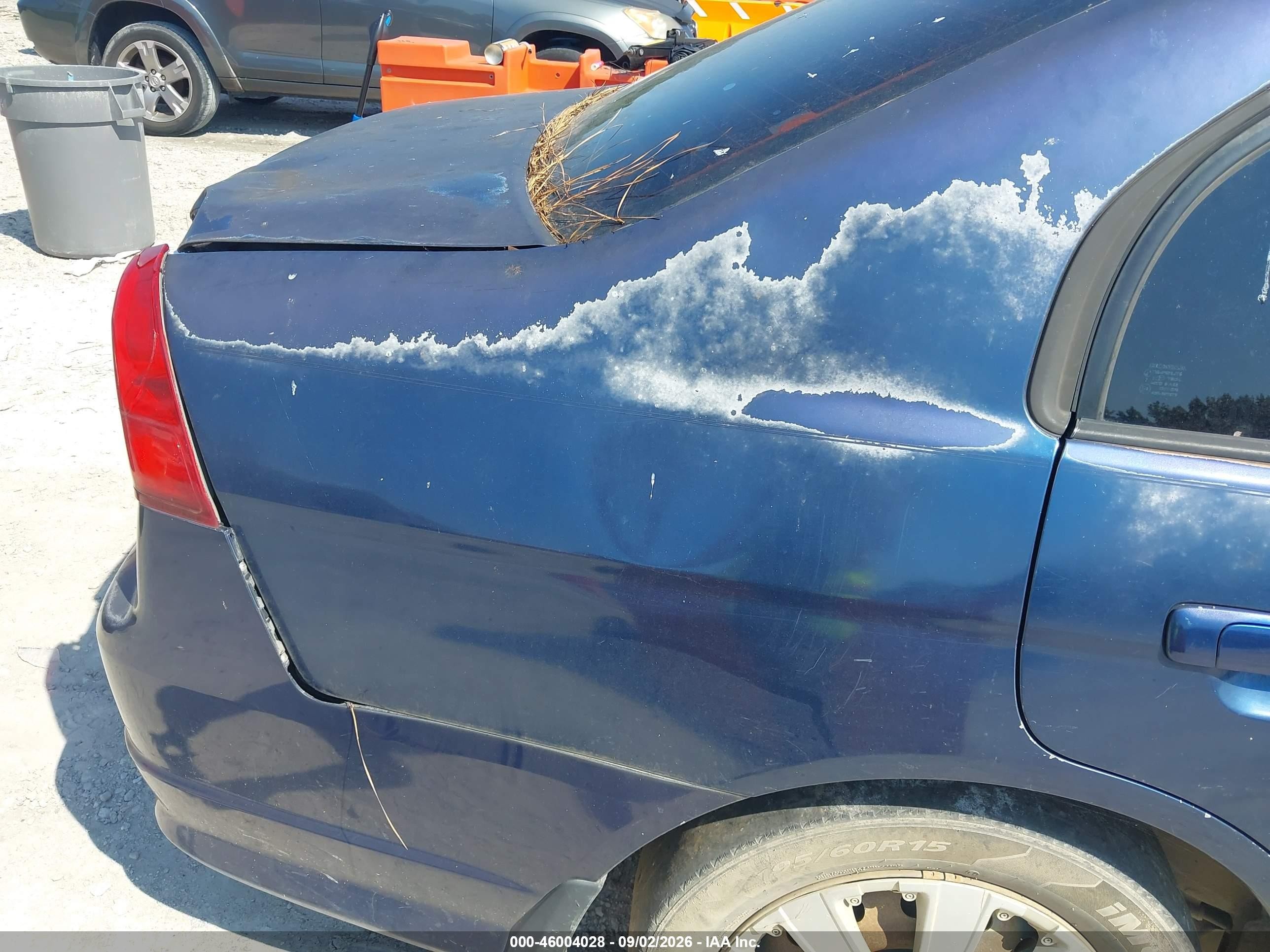 2004 Honda Civic Lx Blue vin: 2HGES16694H559230