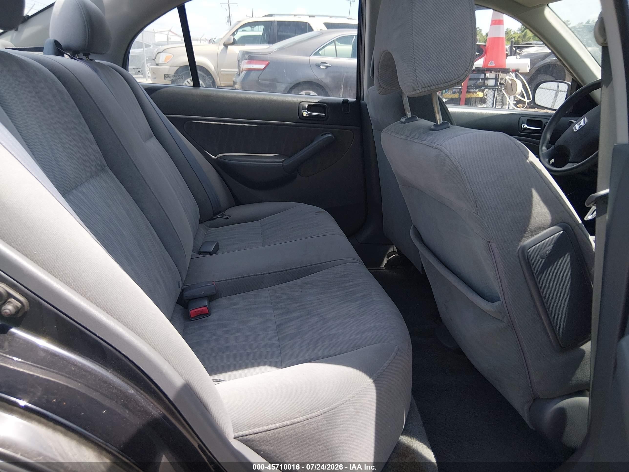 2005 Honda Civic Lx Black vin: 2HGES166X5H556113
