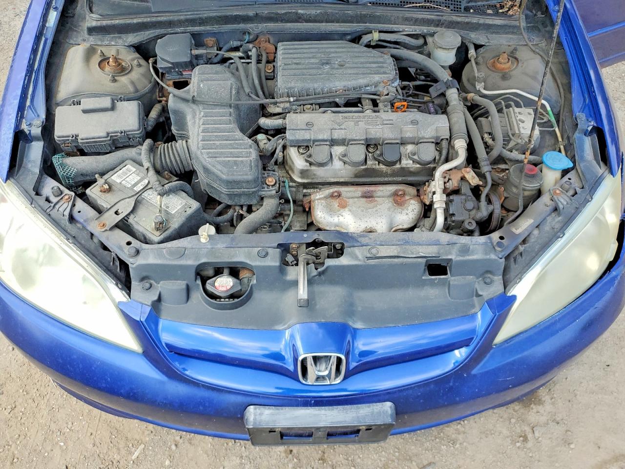 2005 Honda Civic Ex Blue vin: 2HGES16825H019768