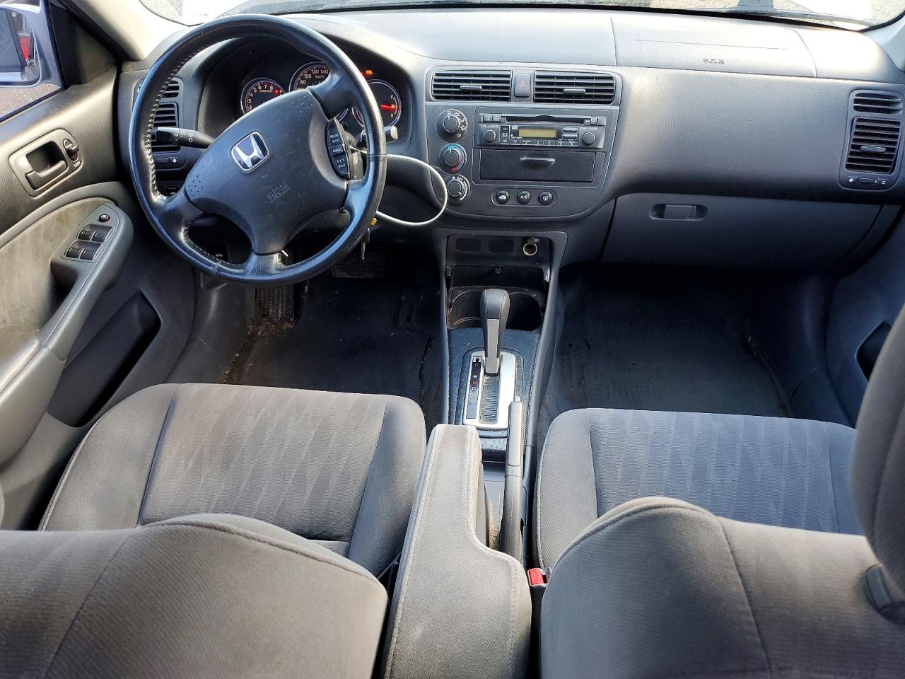 2005 Honda Civic Ex Silver vin: 2HGES16875H021242
