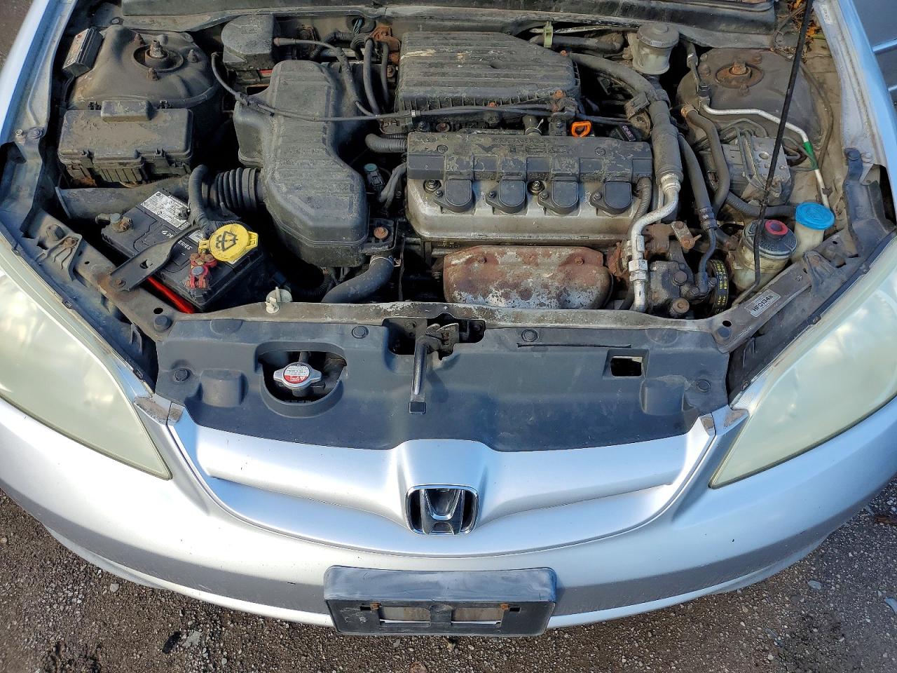 2005 Honda Civic Ex Silver vin: 2HGES16875H021242