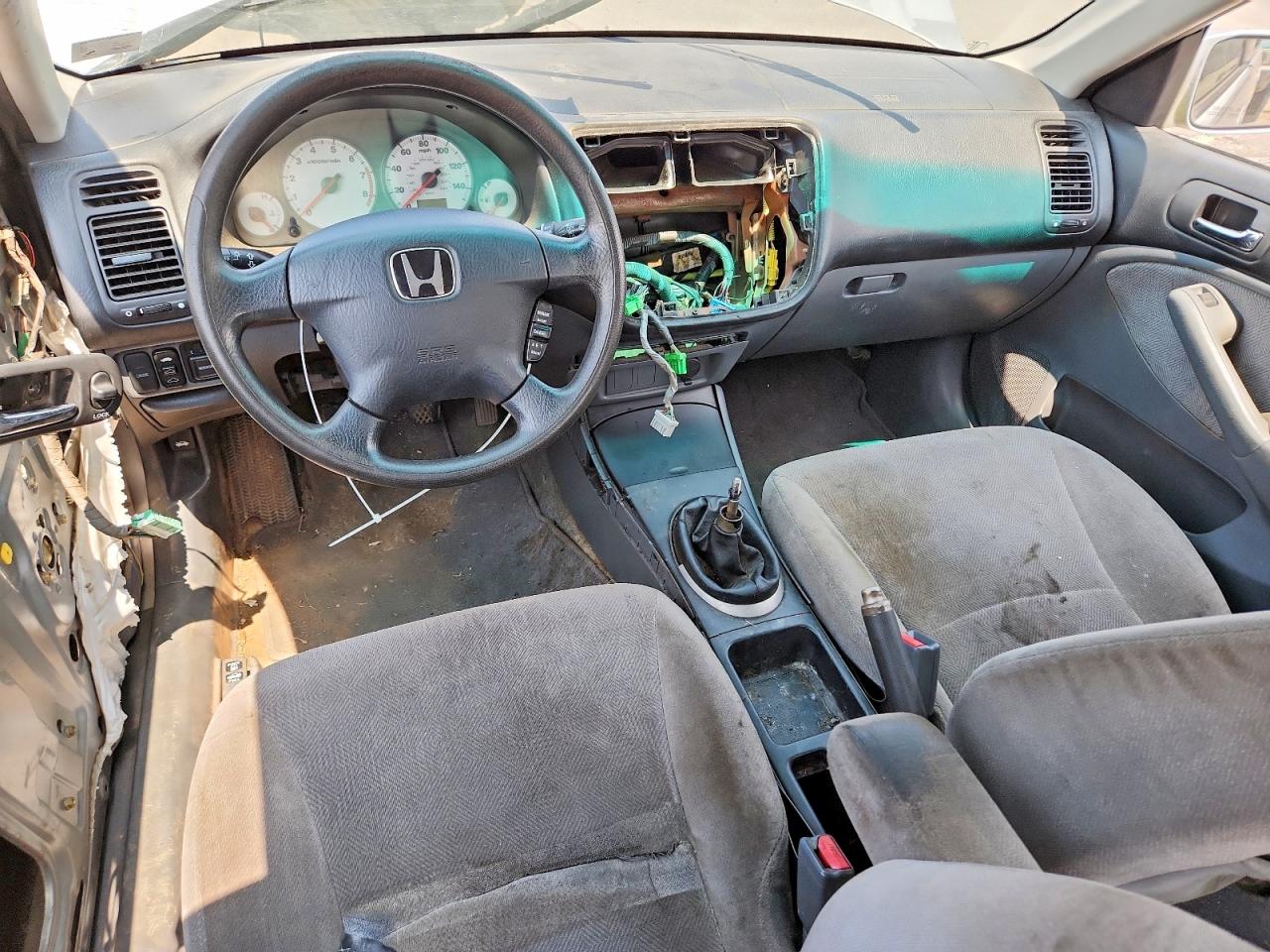 2002 Honda Civic Ex Gray vin: 2HGES25702H596762