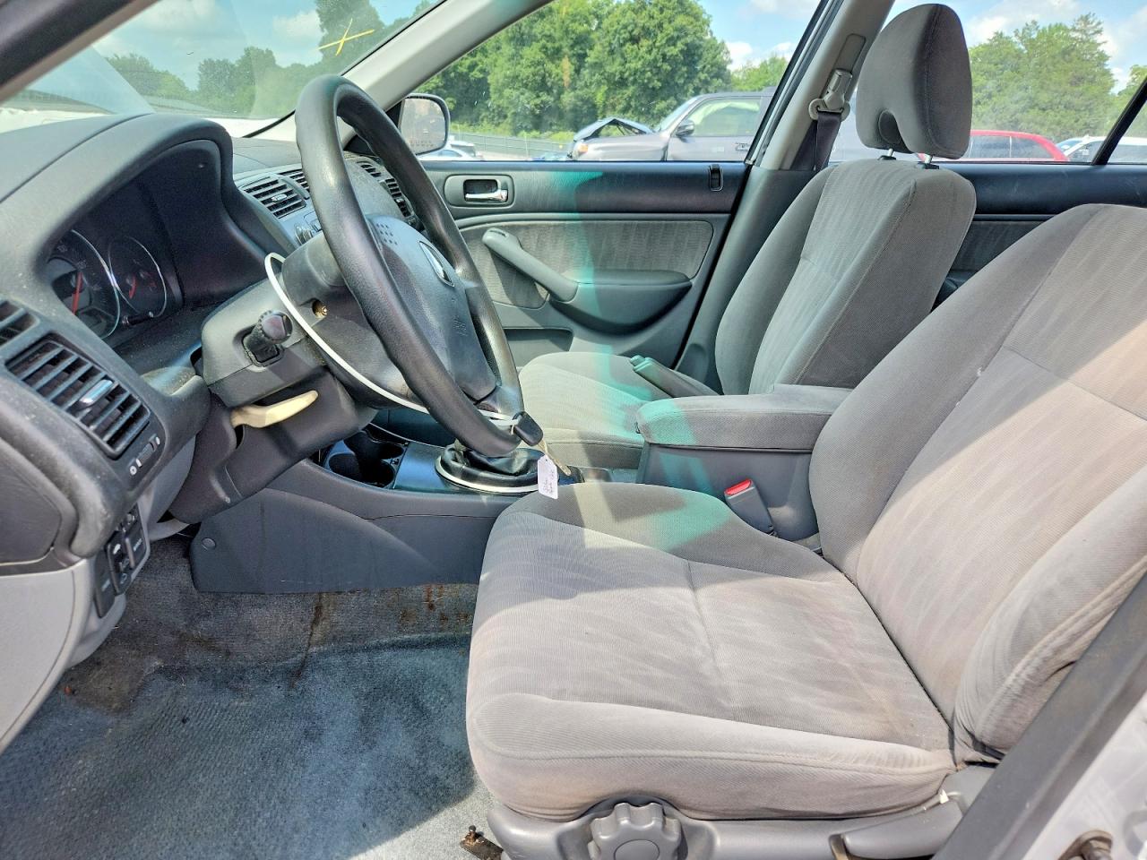 2003 Honda Civic Ex Silver vin: 2HGES25703H625324