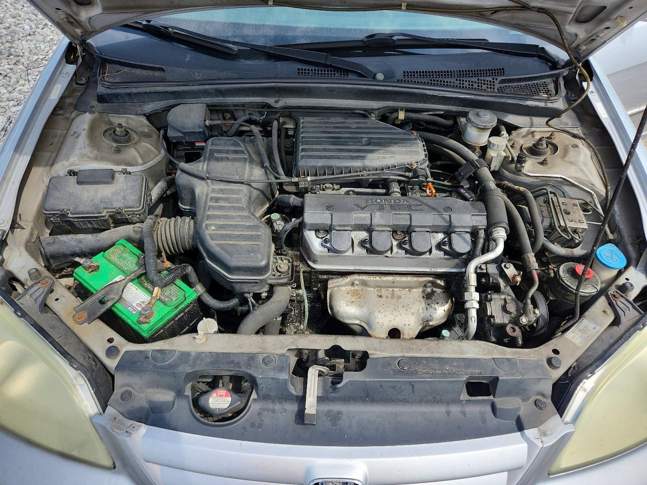 2003 Honda Civic Ex Silver vin: 2HGES25703H625324