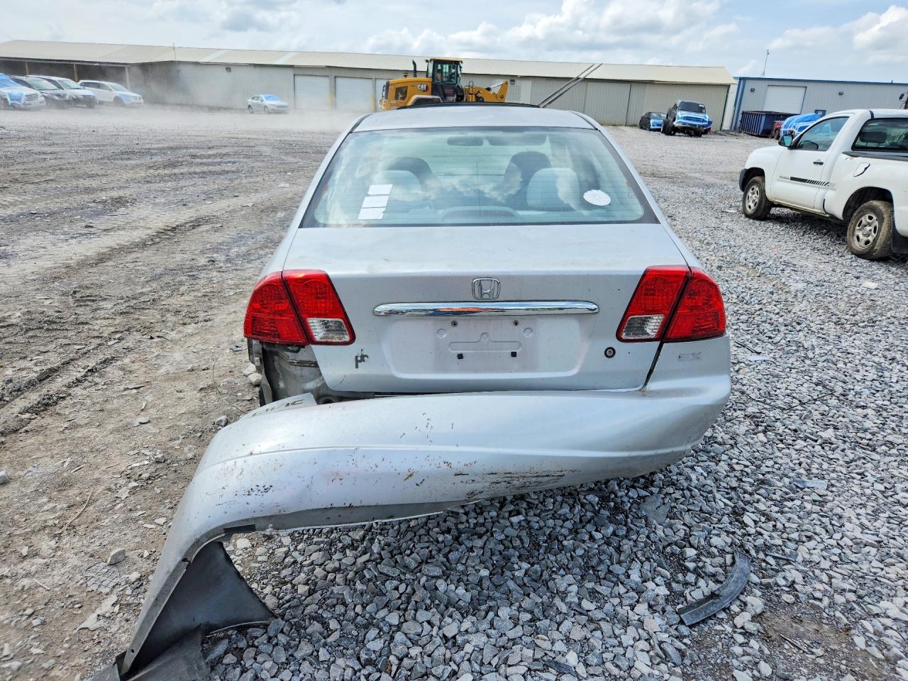 2003 Honda Civic Ex Silver vin: 2HGES25703H625324