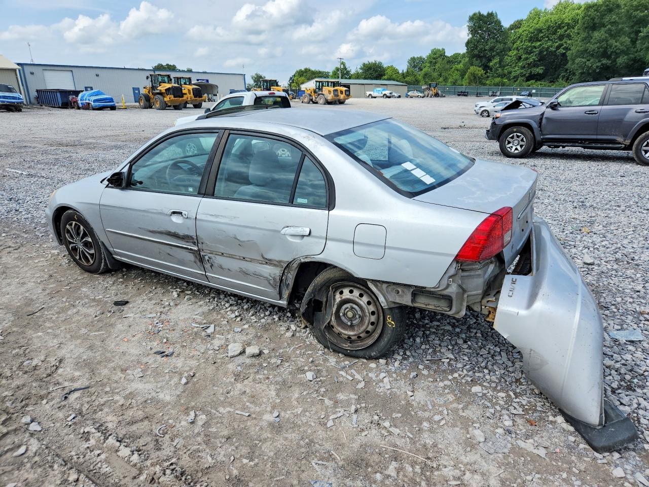 2003 Honda Civic Ex Silver vin: 2HGES25703H625324