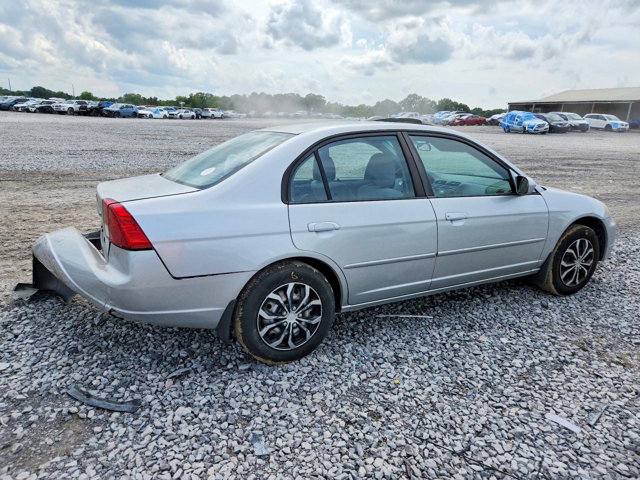 2003 Honda Civic Ex Silver vin: 2HGES25703H625324