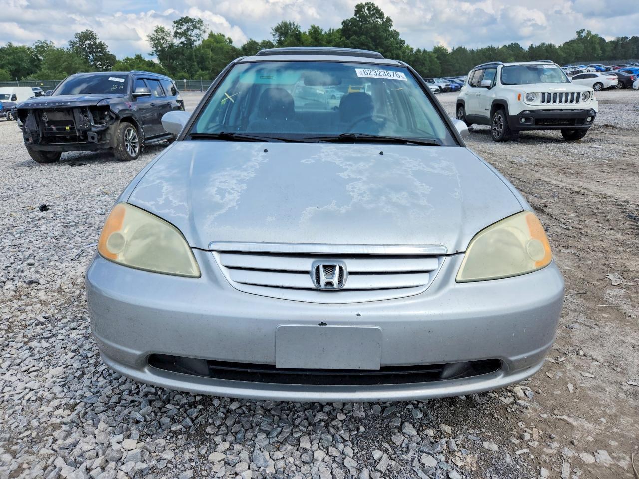 2003 Honda Civic Ex Silver vin: 2HGES25703H625324