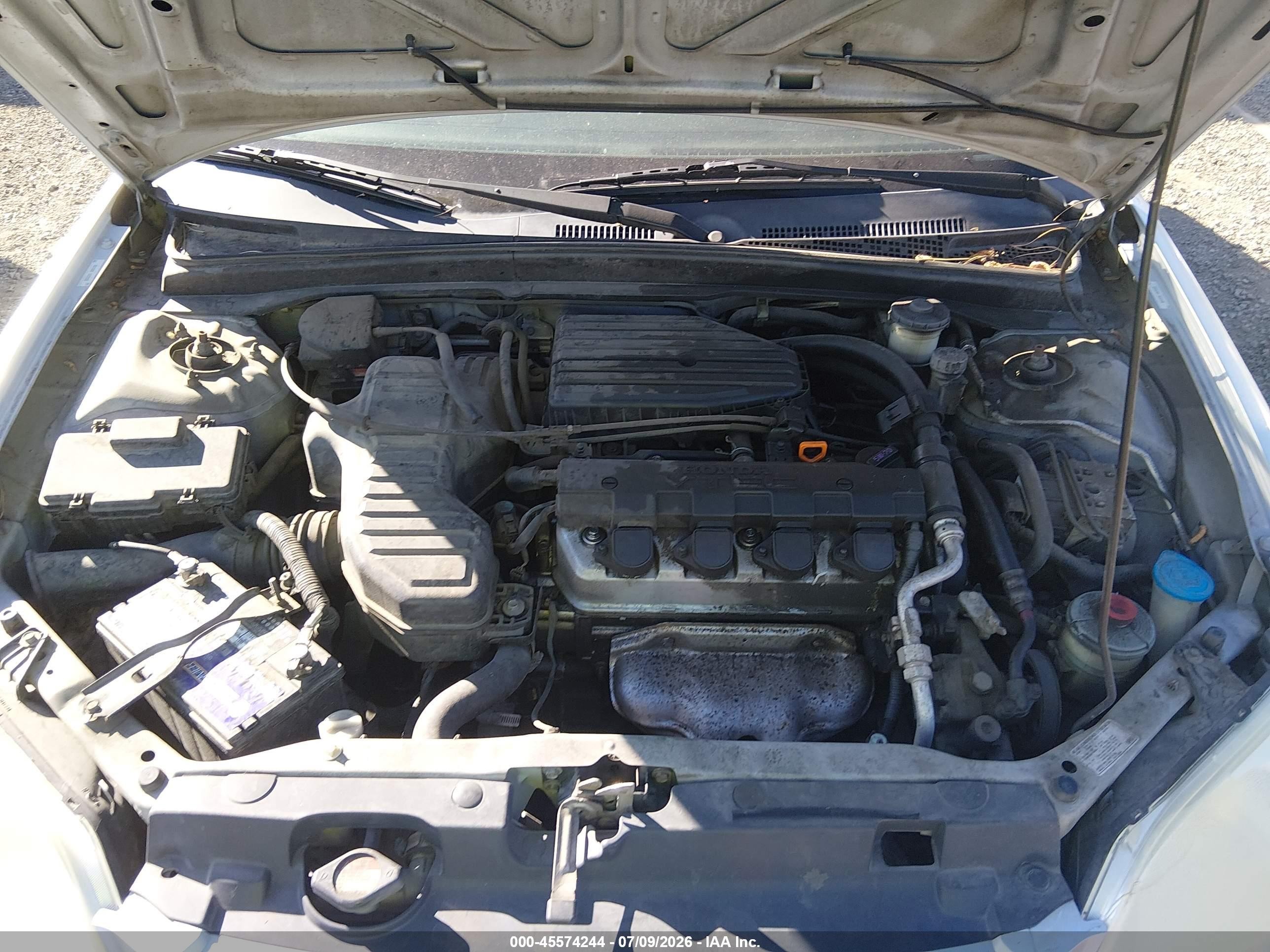 2003 Honda Civic Ex Silver vin: 2HGES25713H512921