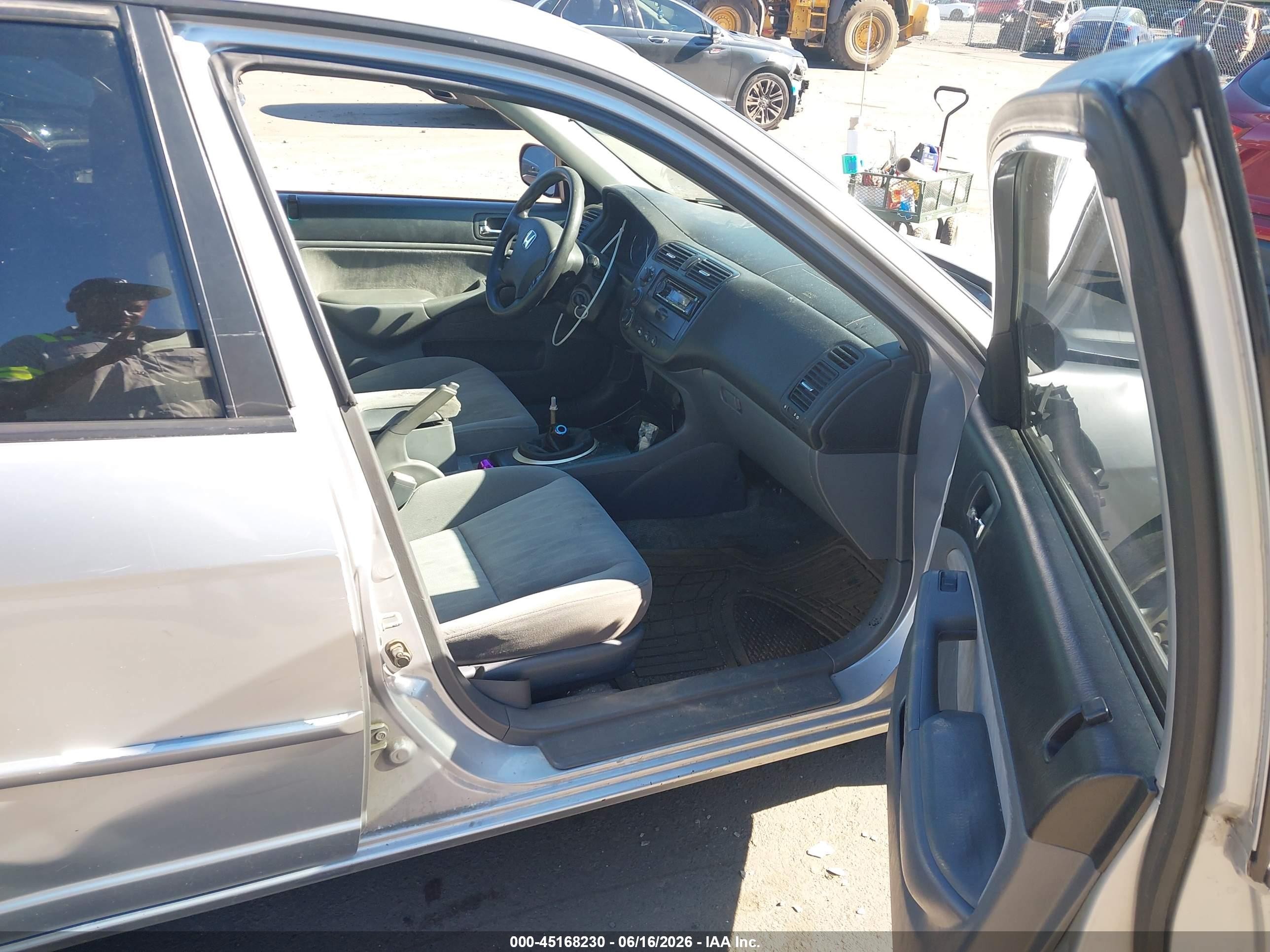 2004 Honda Civic Ex Серебряный vin: 2HGES25724H562275