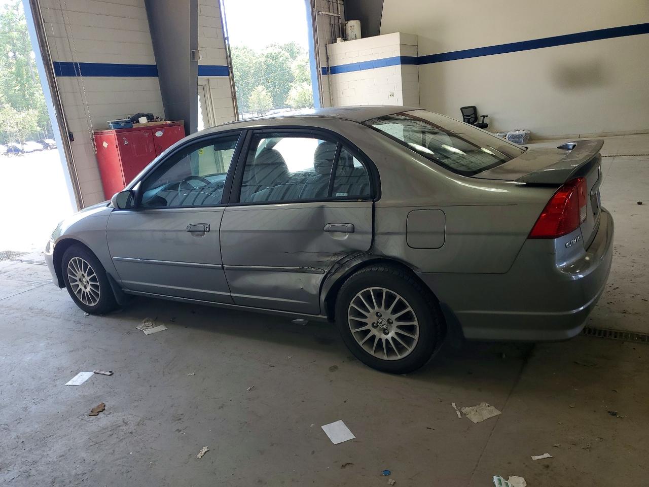 2005 Honda Civic Ex Beige vin: 2HGES25725H622301