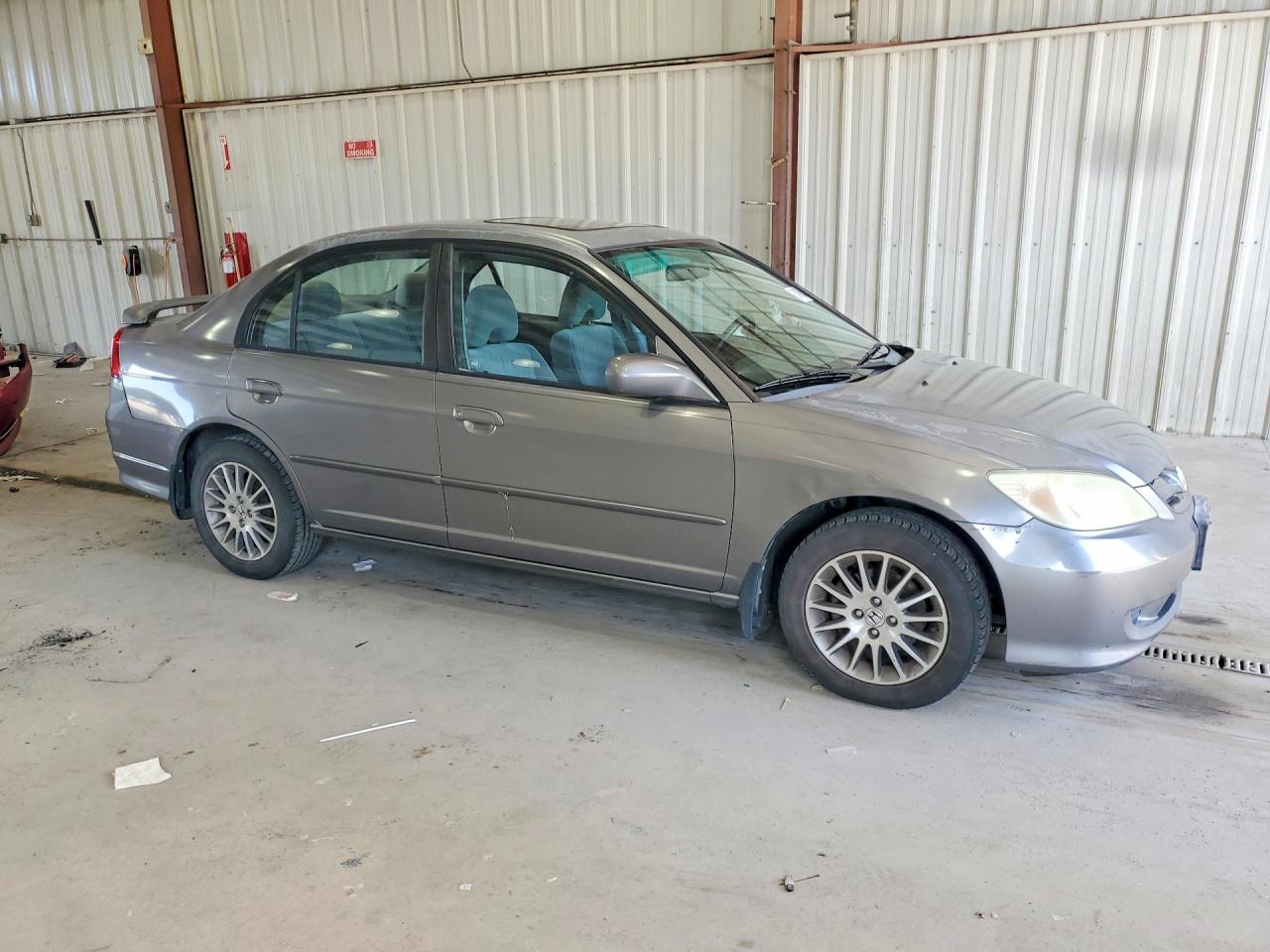 2005 Honda Civic Ex Beige vin: 2HGES25725H622301