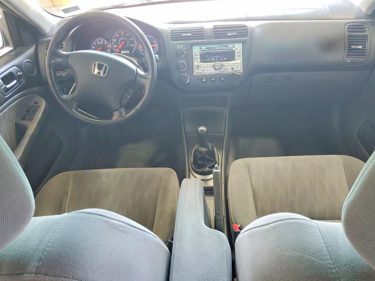 2005 Honda Civic Ex Beige vin: 2HGES25725H622301