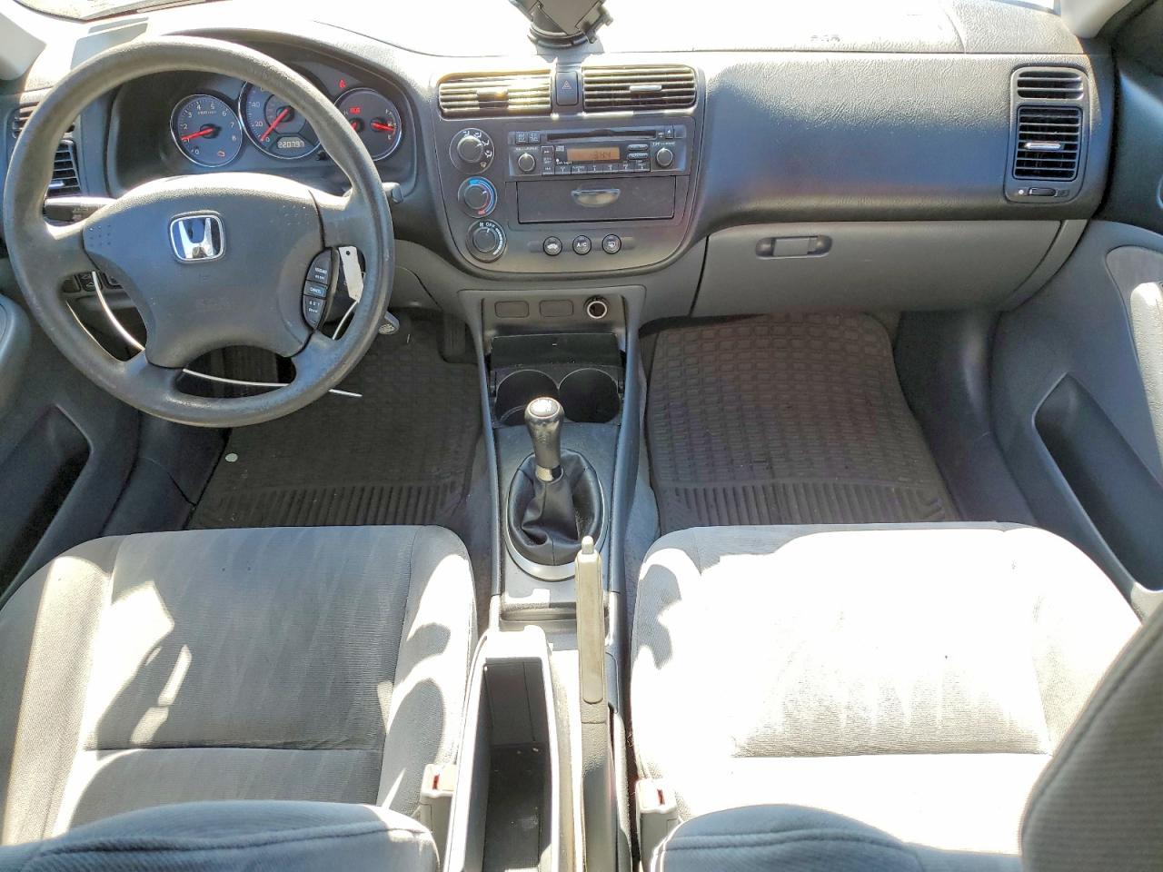 2004 Honda Civic Ex Gray vin: 2HGES25744H612433