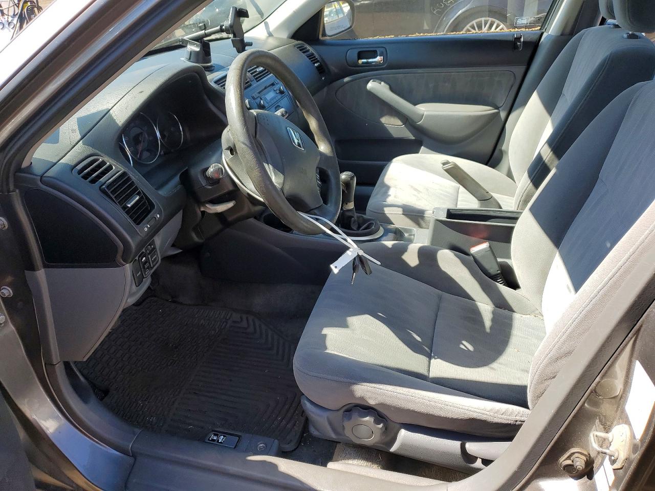 2004 Honda Civic Ex Gray vin: 2HGES25744H612433