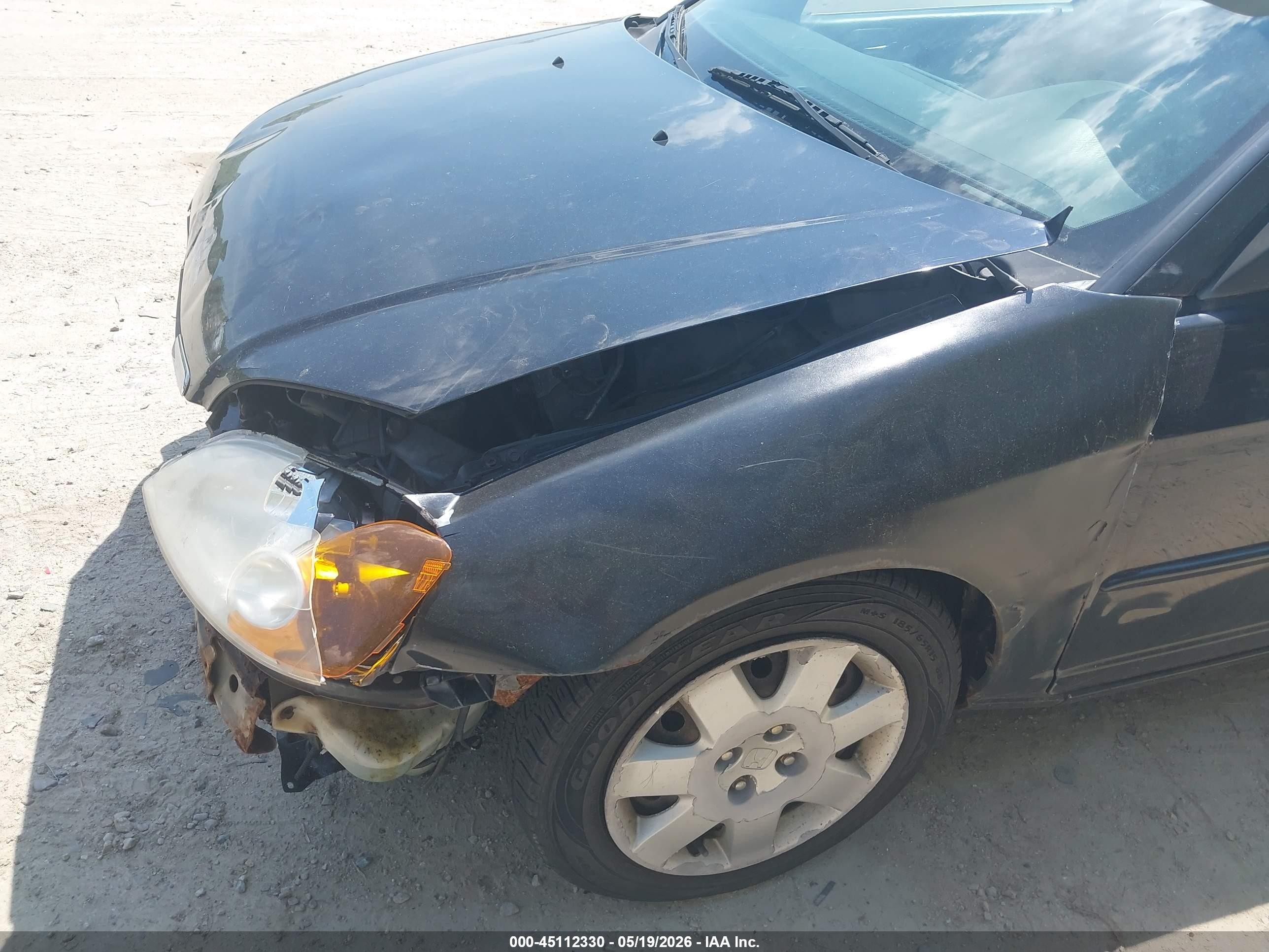 2002 Honda Civic Ex Black vin: 2HGES25762H538526