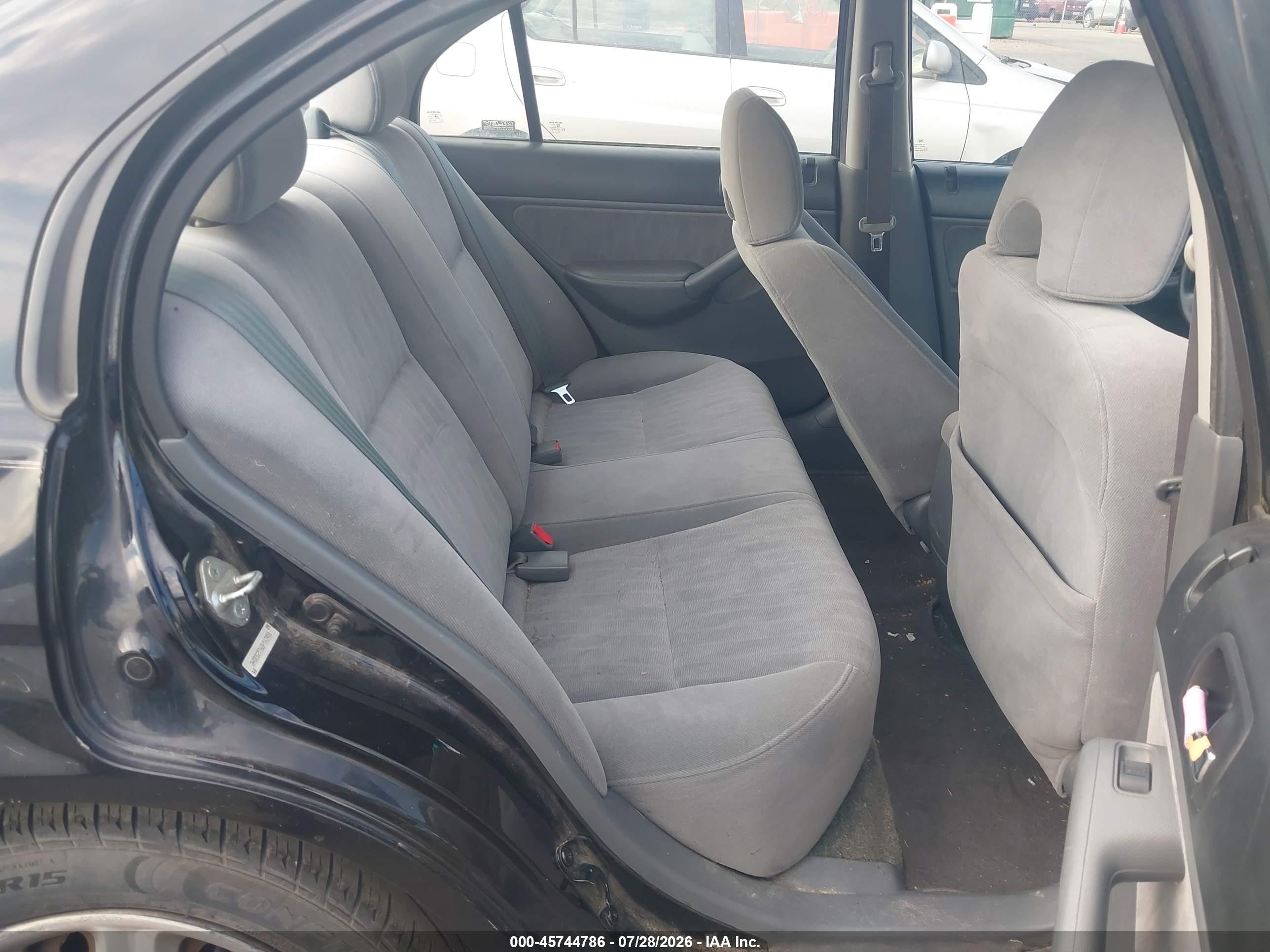 2003 Honda Civic Ex Black vin: 2HGES25763H563931
