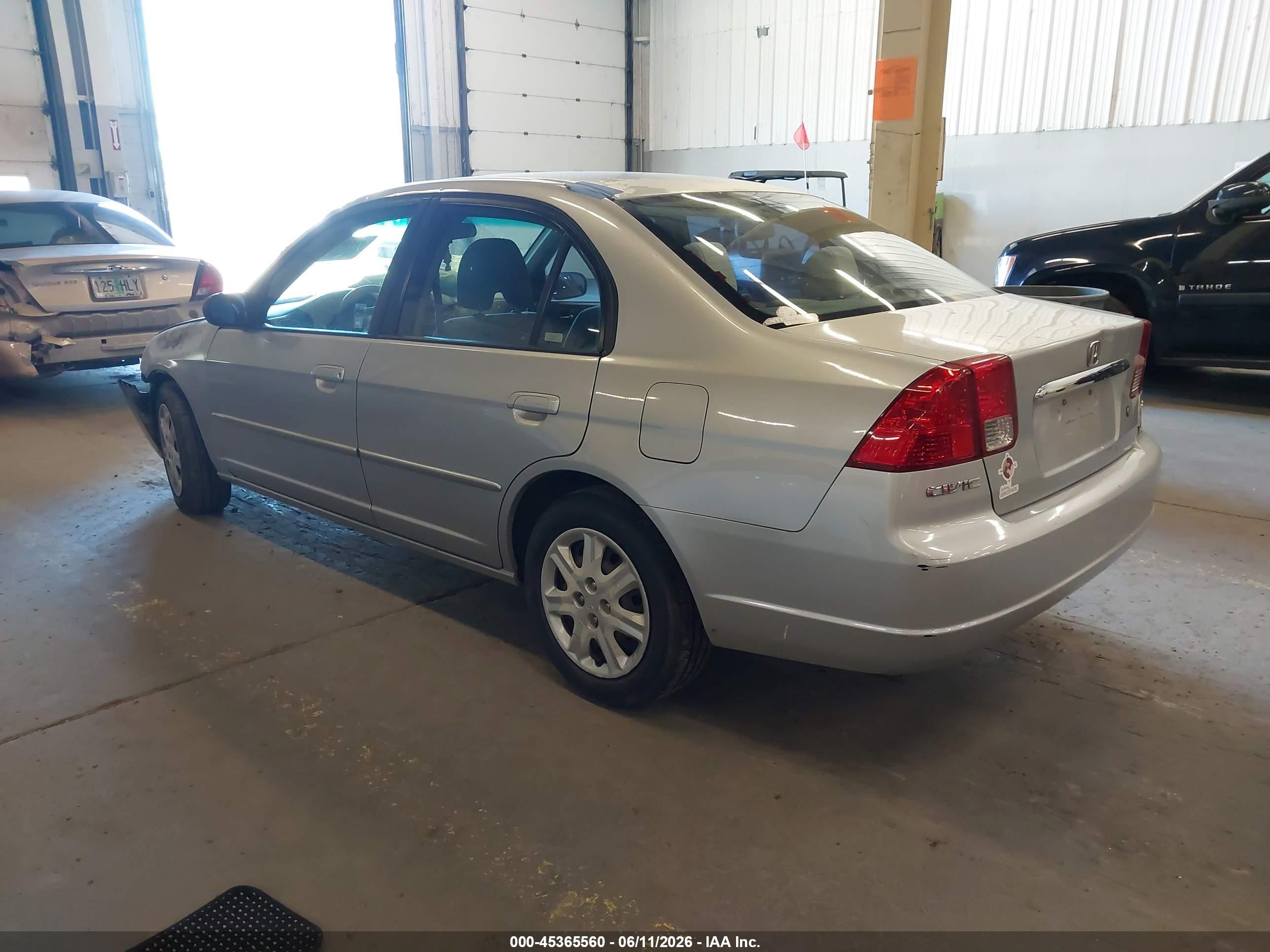 2003 Honda Civic Ex Silver vin: 2HGES25783H561758