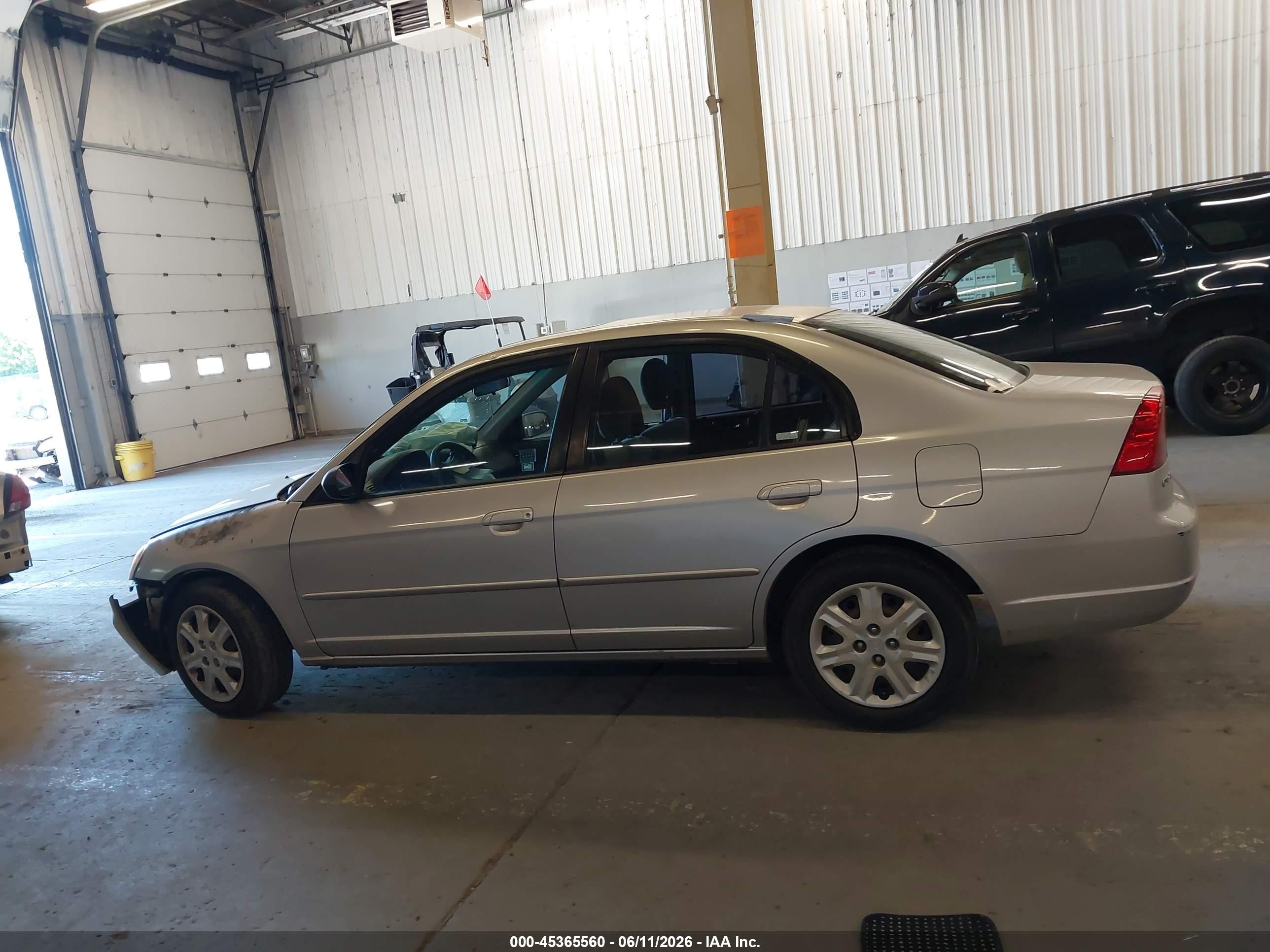 2003 Honda Civic Ex Silver vin: 2HGES25783H561758