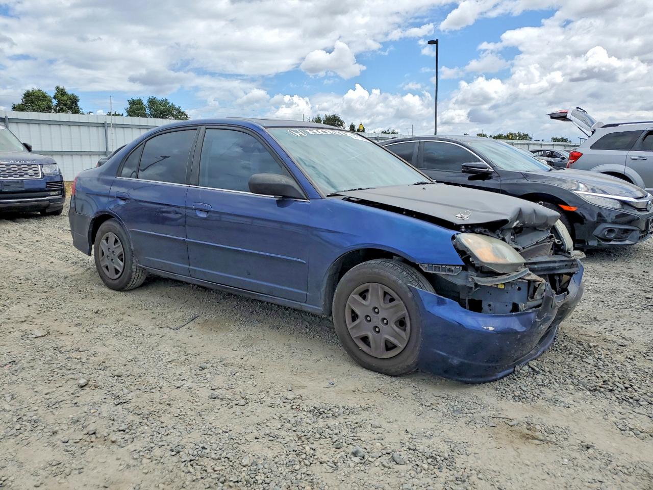 2002 Honda Civic Ex Blue vin: 2HGES25792H577787