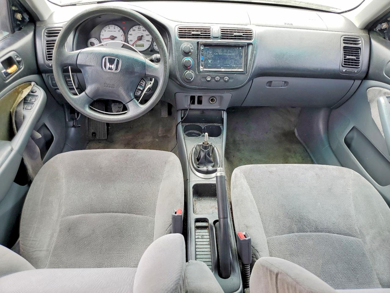 2002 Honda Civic Ex Blue vin: 2HGES25792H577787