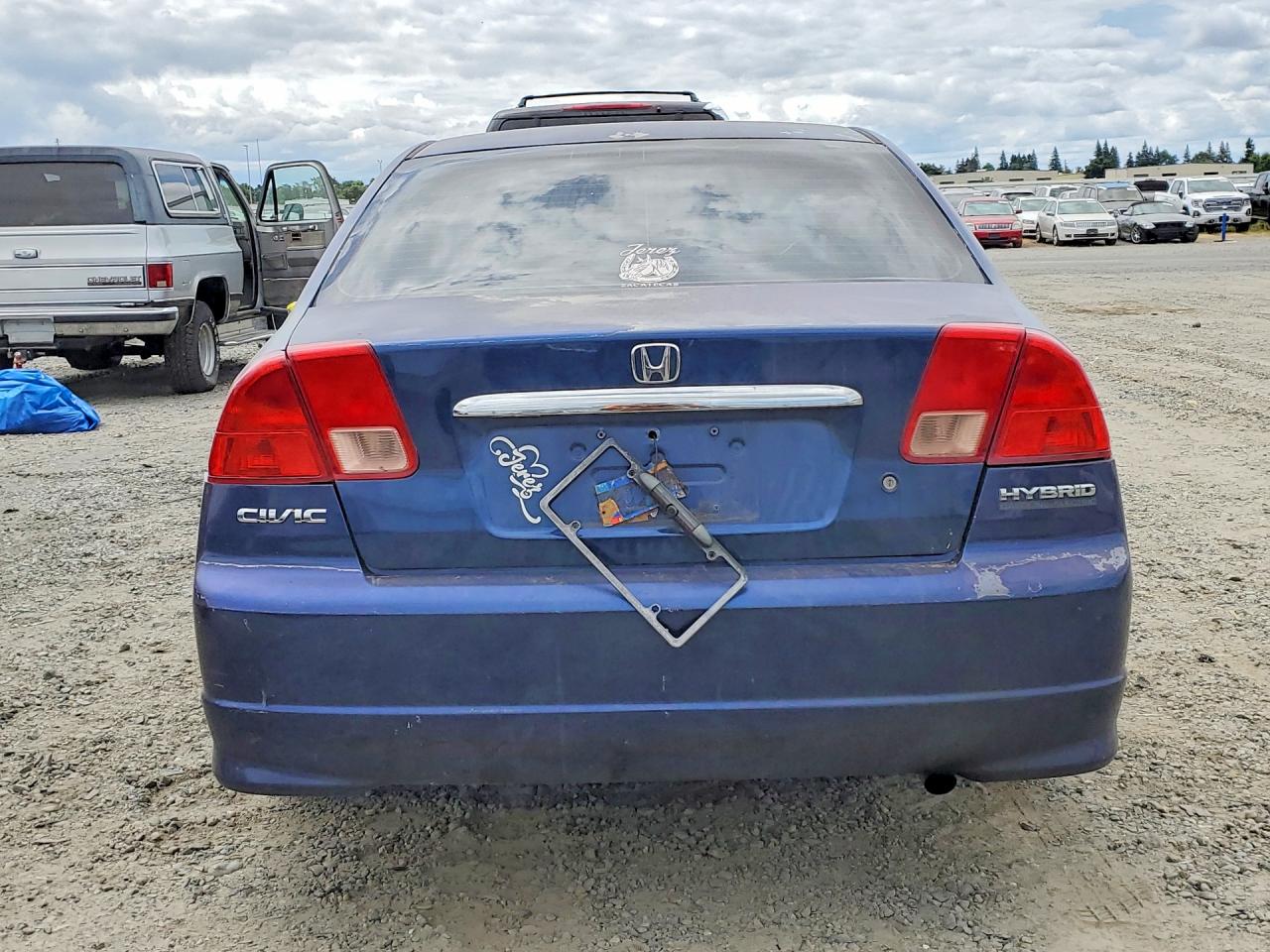 2002 Honda Civic Ex Blue vin: 2HGES25792H577787