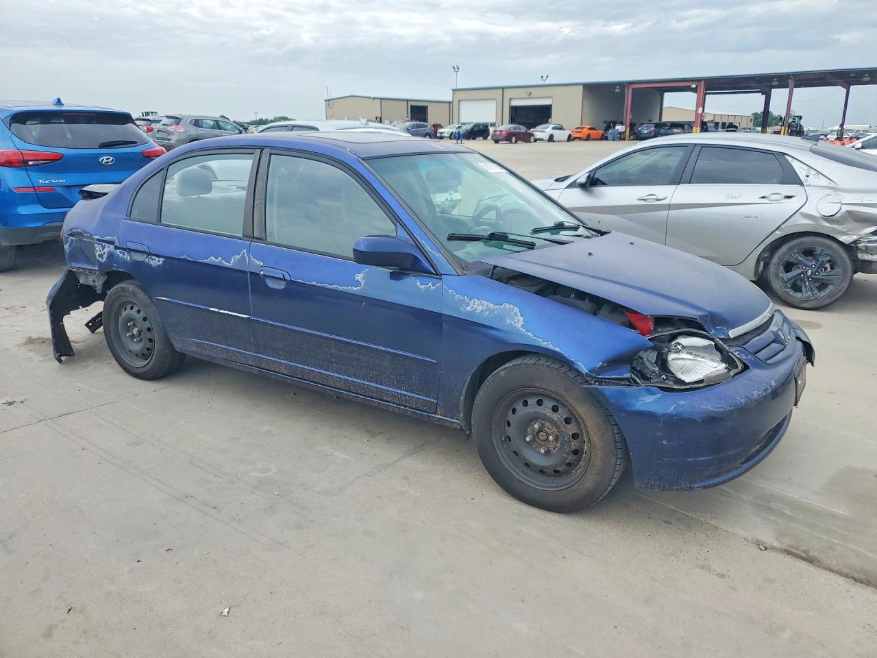 2003 Honda Civic Ex Black vin: 2HGES25793H622065