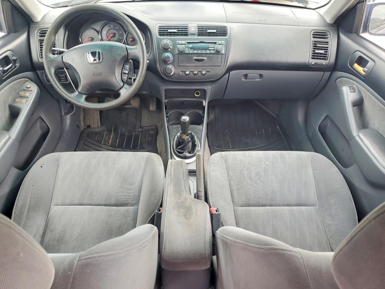 2003 Honda Civic Ex Black vin: 2HGES25793H622065