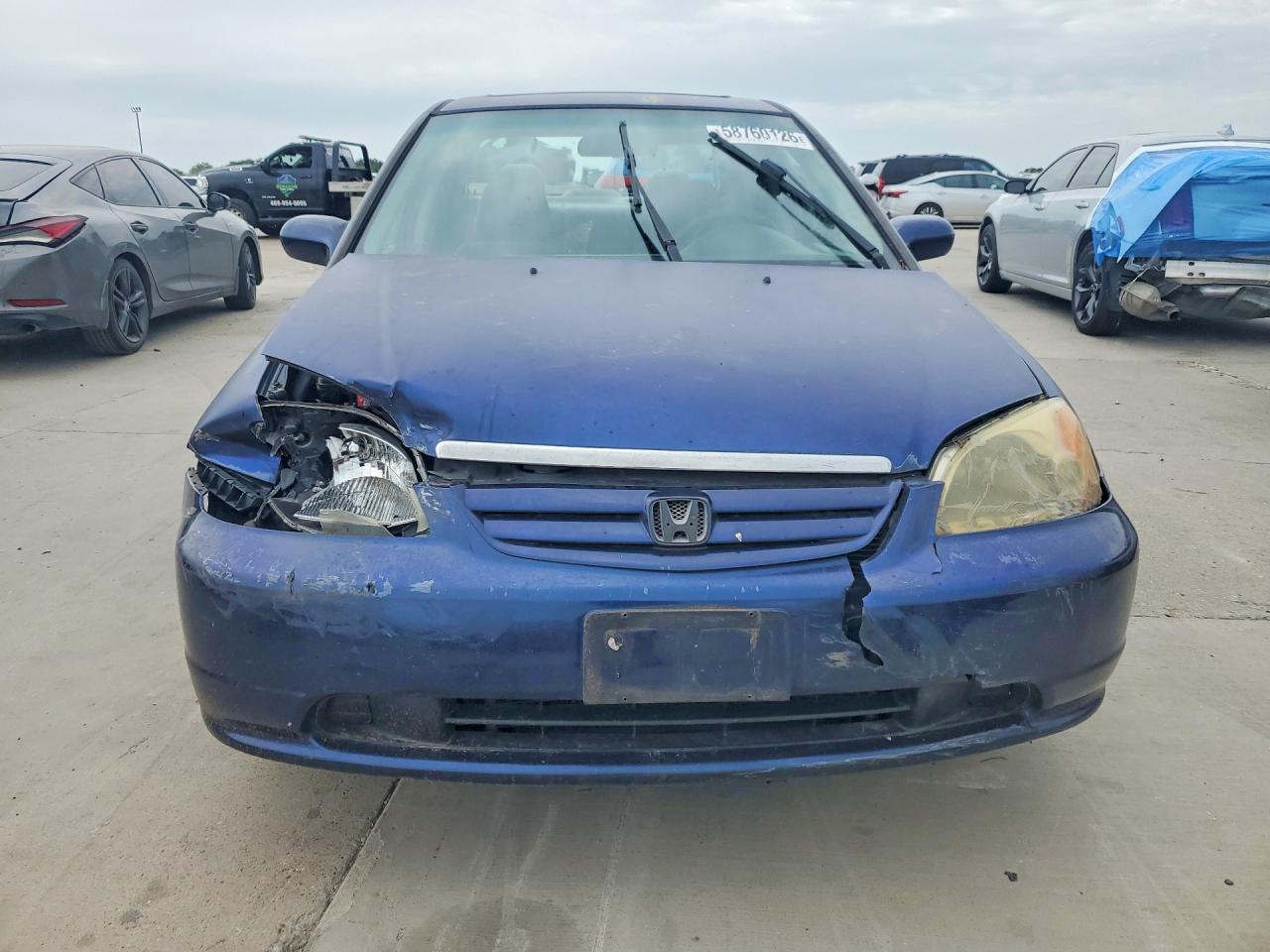 2003 Honda Civic Ex Black vin: 2HGES25793H622065
