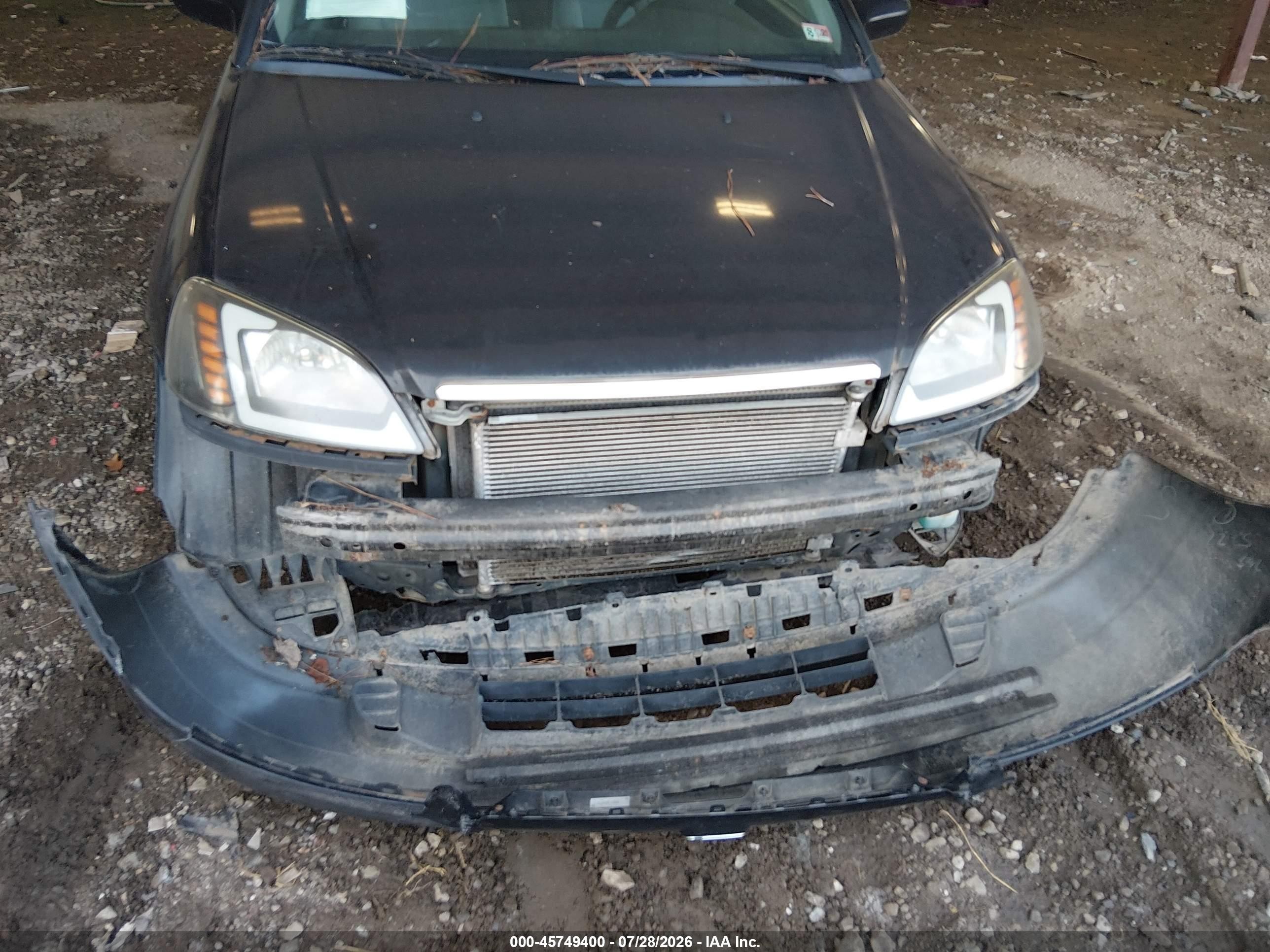 2001 Honda Civic Ex Черный vin: 2HGES257X1H588702